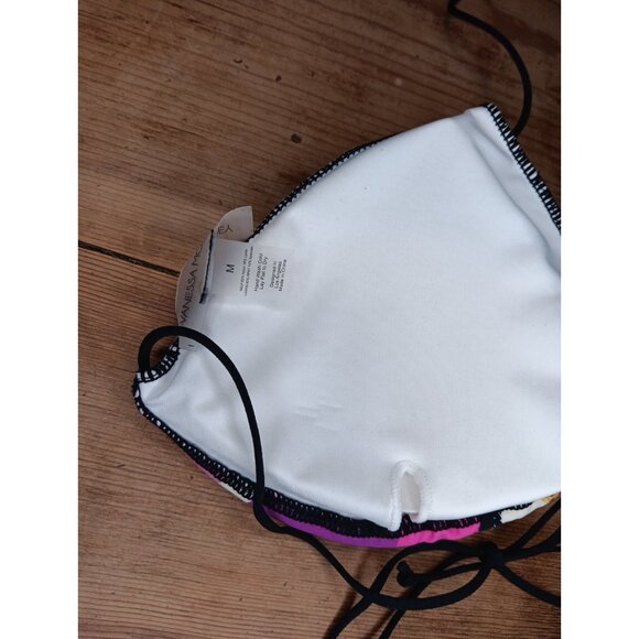 Vanessa Mooney The Aubrey 2 Pc Bikini Set Womens M Minimalist Tie String NWOT - Picture 5 of 5